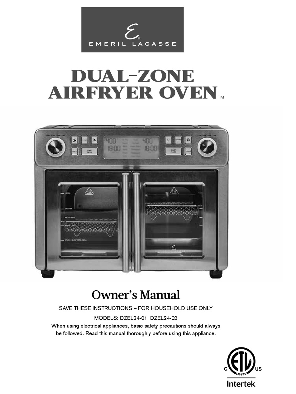 EMERIL LAGASSE DZEL2402 OWNER'S MANUAL Pdf Download ManualsLib