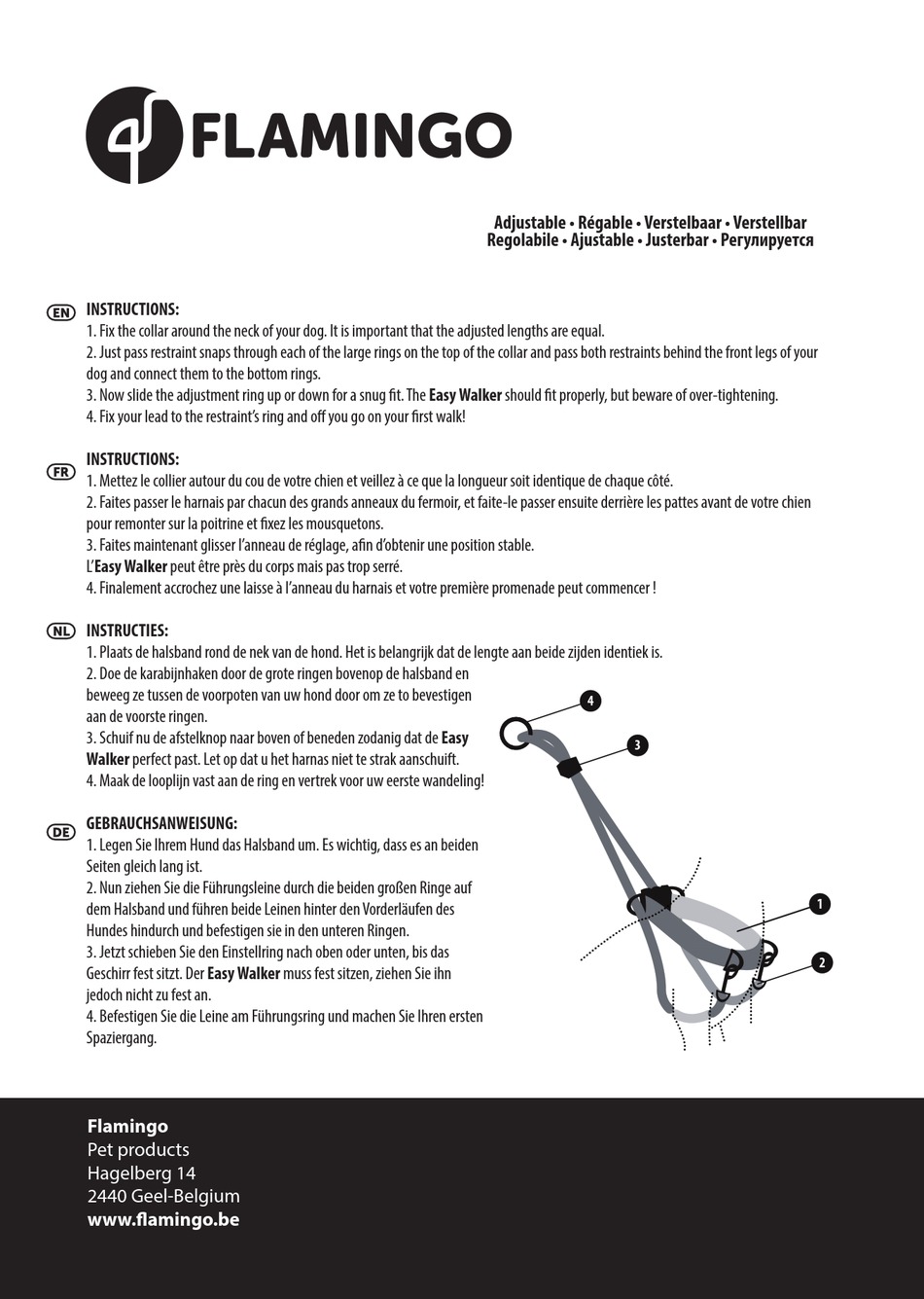 FLAMINGO EASY WALKER INSTRUCTIONS Pdf Download ManualsLib