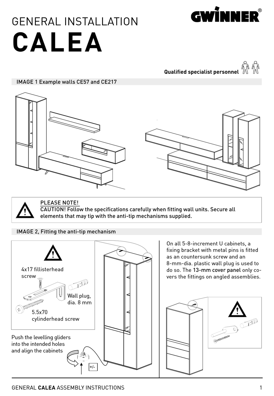 GWINNER CALEA GENERAL INSTALLATION MANUAL Pdf Download ManualsLib
