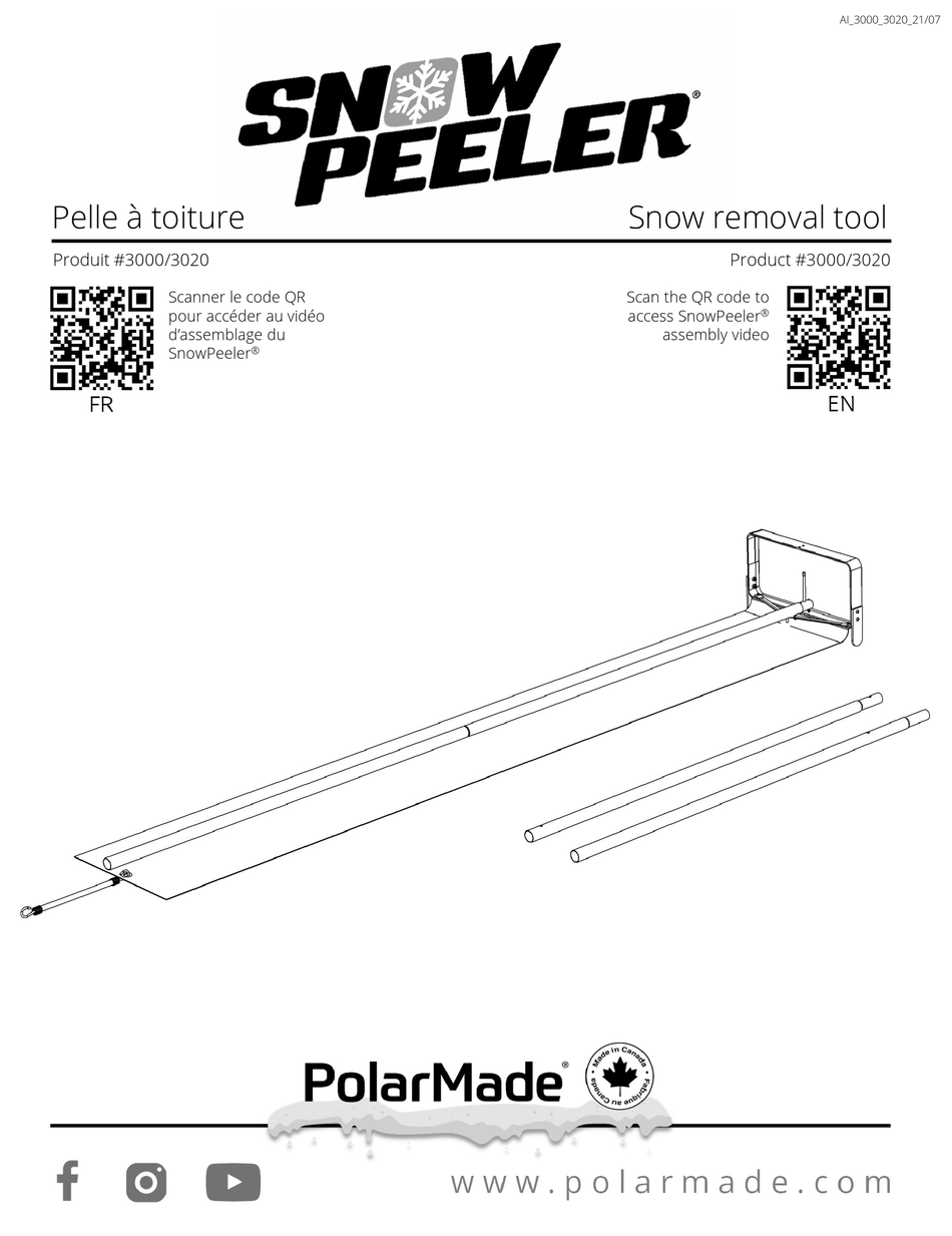 POLARMADE SNOW PEELER 3000 ASSEMBLY INSTRUCTIONS MANUAL Pdf Download