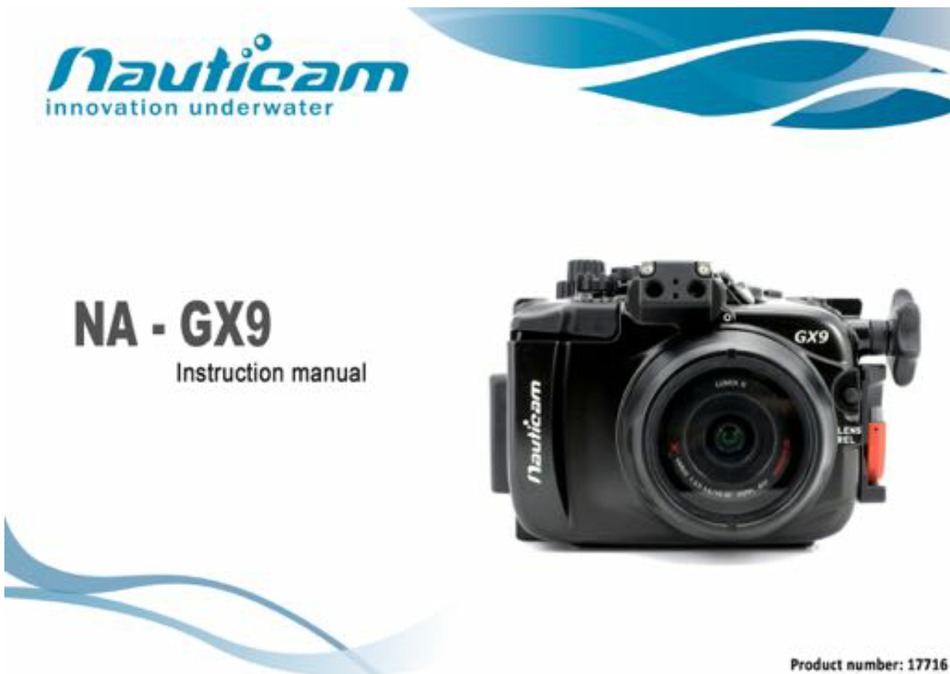 Nauticam Panasonic GX9 Underwater Housing NA-GX9