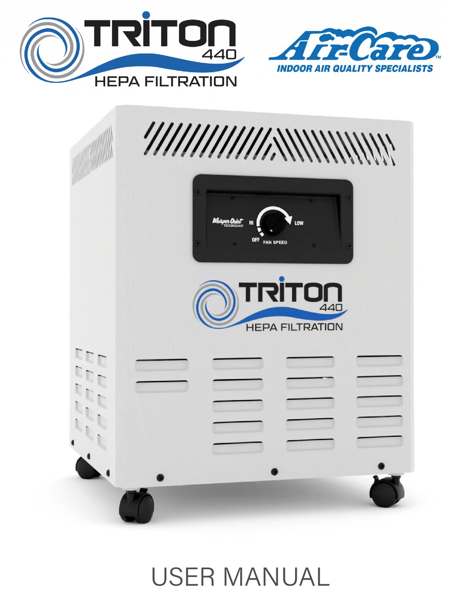 AIRCARE TRITON 440 USER MANUAL Pdf Download ManualsLib