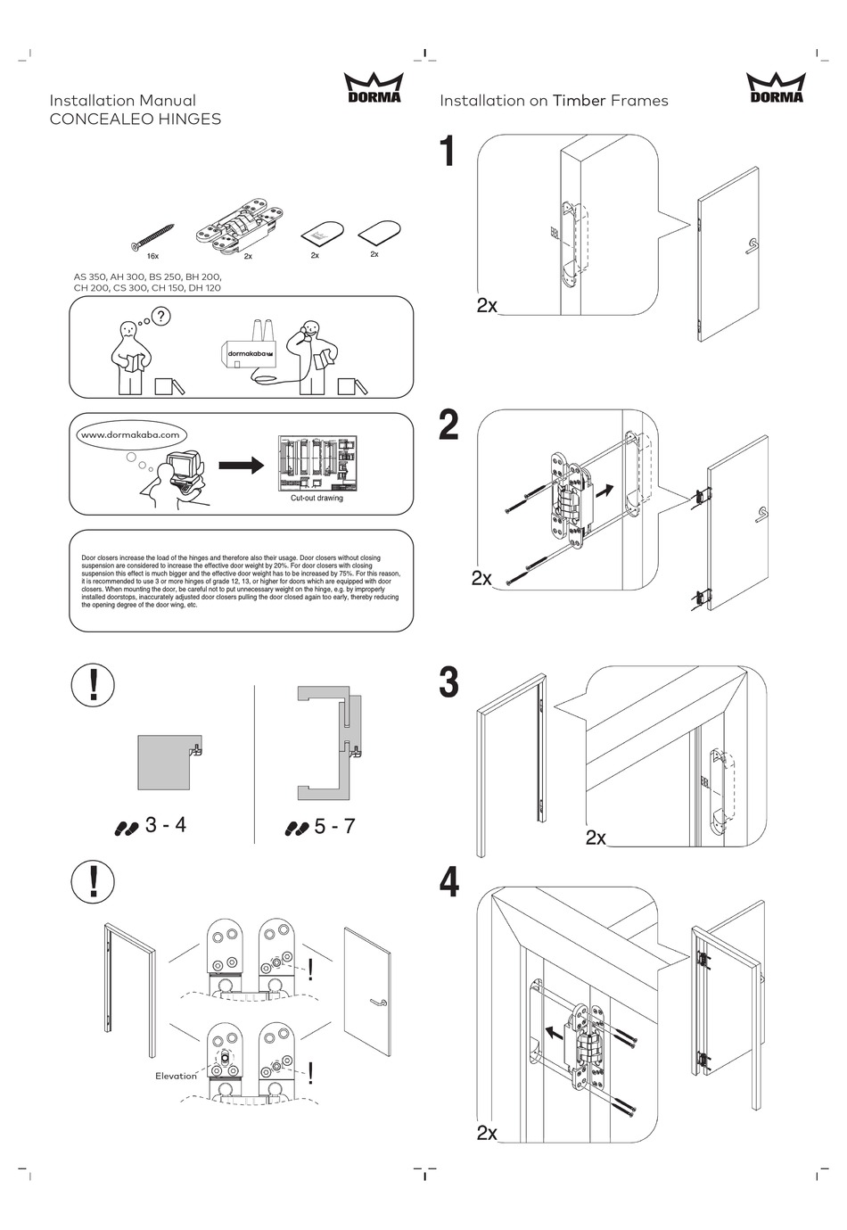 DORMA AS 350 INSTALLATION MANUAL Pdf Download ManualsLib