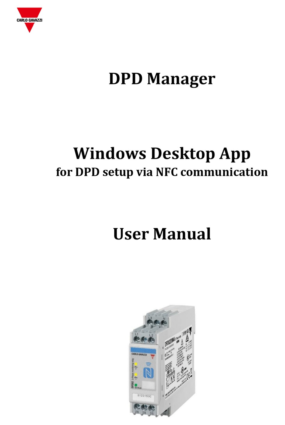 CARLO GAVAZZI DPD02DM44B USER MANUAL Pdf Download ManualsLib