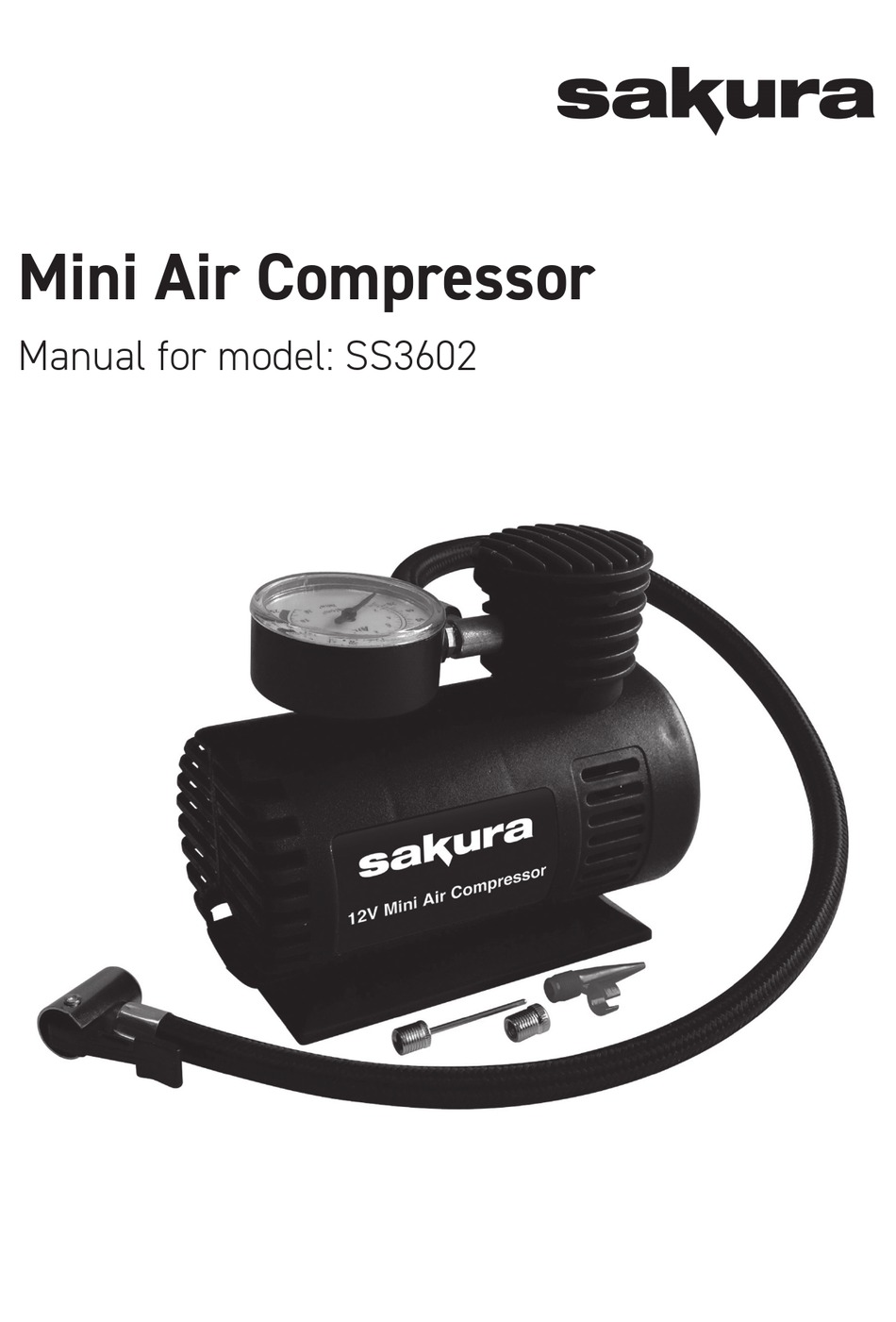 SAKURA SS3602 OPERATION INSTRUCTIONS Pdf Download ManualsLib