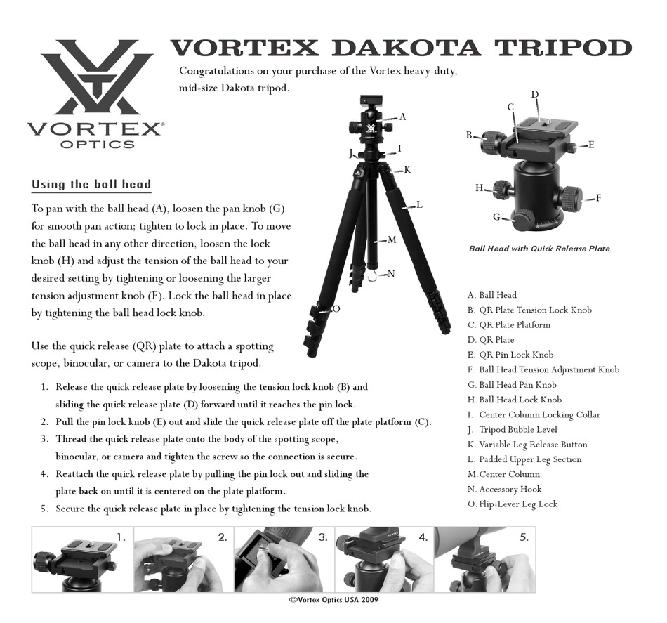 VORTEX OPTICS DAKOTA QUICK START MANUAL Pdf Download ManualsLib