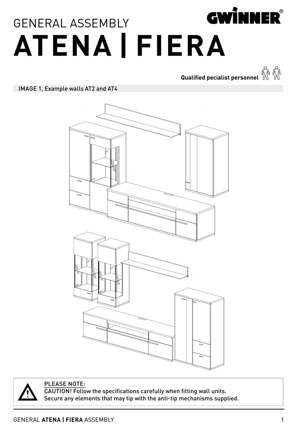 GWINNER ATENA GENERAL ASSEMBLY Pdf Download ManualsLib