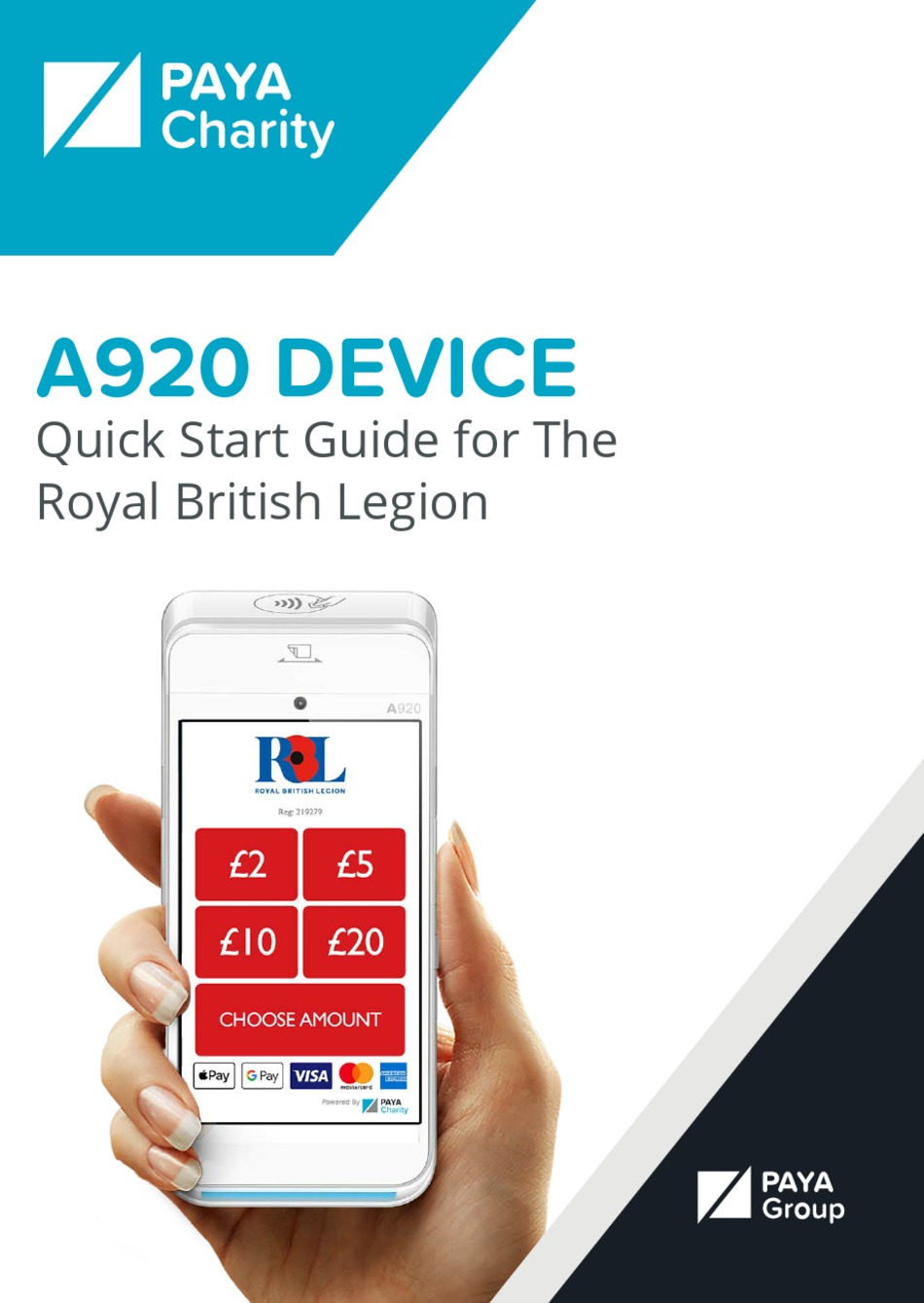 PAX A920 QUICK START MANUAL Pdf Download ManualsLib