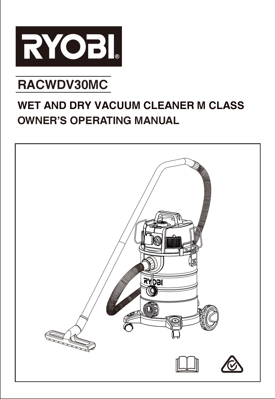 RYOBI RACWDV30MC OWNER'S OPERATING MANUAL Pdf Download | ManualsLib