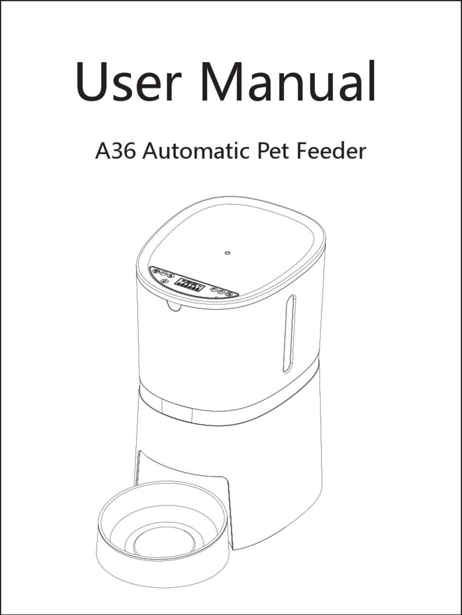 Honeyguaridan a25 automatic pet feeder clearance manual