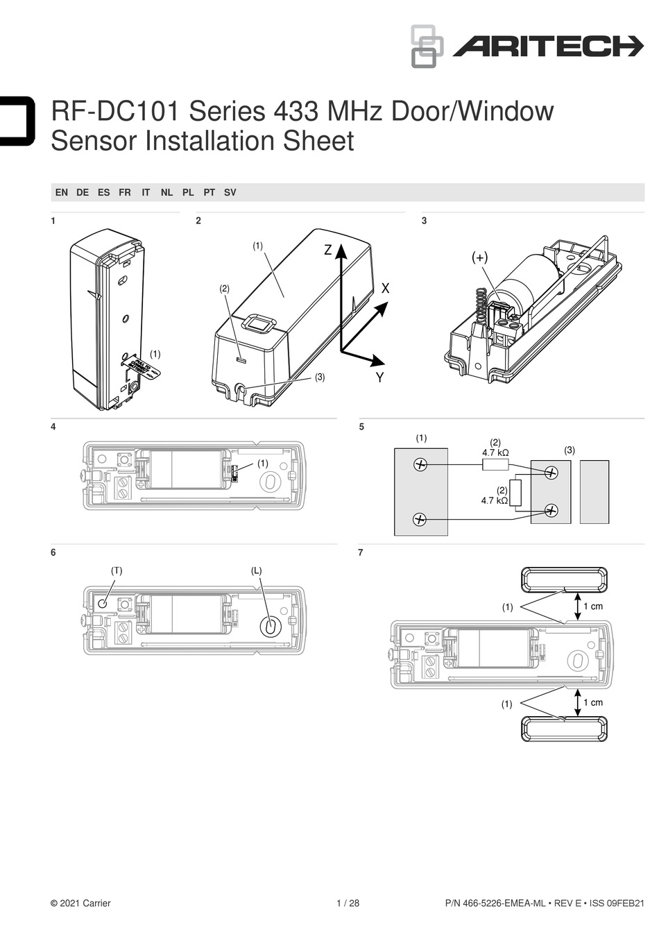 ARITECH RF DC101 SERIES INSTALLATION SHEET Pdf Download ManualsLib