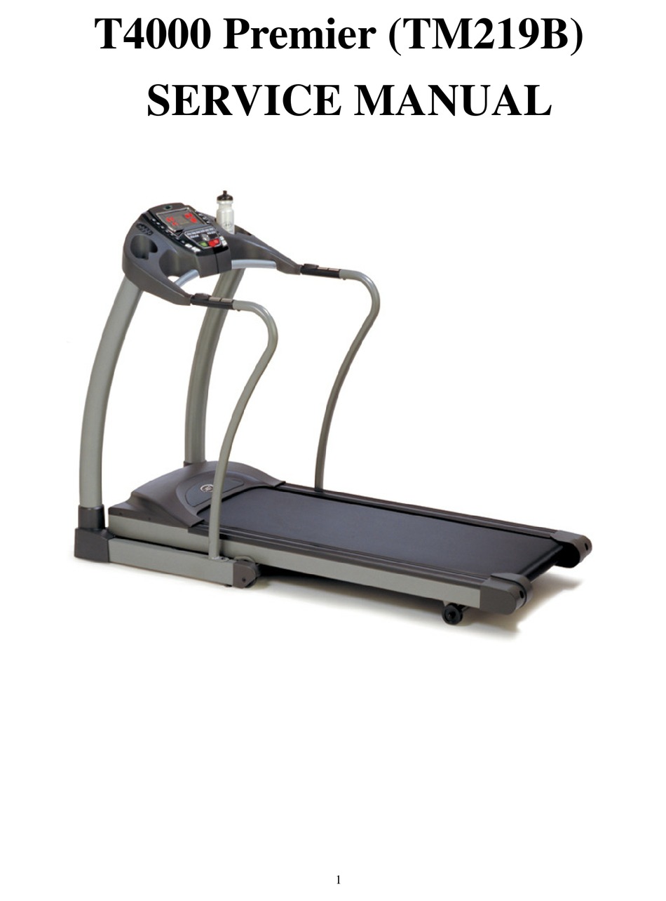 HORIZON FITNESS T4000 PREMIER SERVICE MANUAL Pdf Download ManualsLib