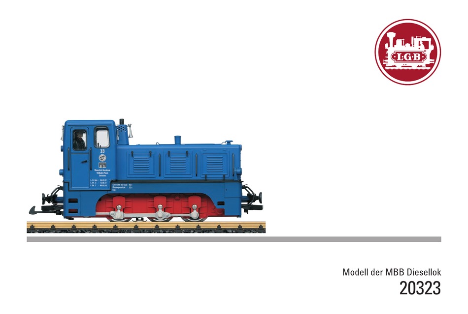 LGB 20323 INSTRUCTION MANUAL Pdf Download ManualsLib