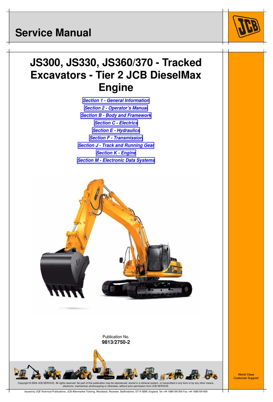 JCB JS300 SERVICE MANUAL Pdf Download | ManualsLib