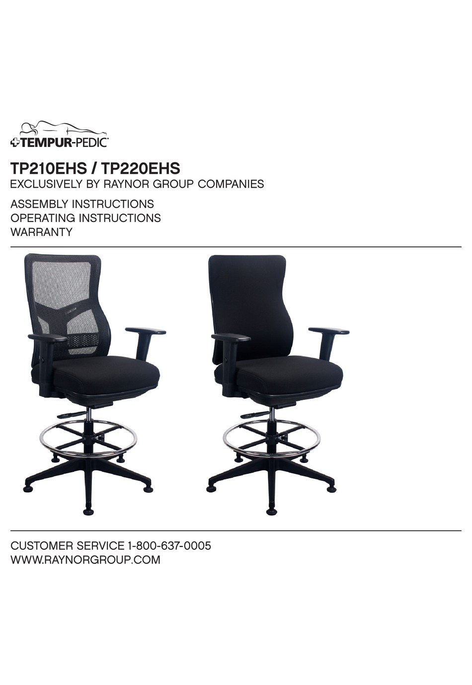 RAYNOR TEMPURPEDIC TP210EHS ASSEMBLY INSTRUCTIONS Pdf Download