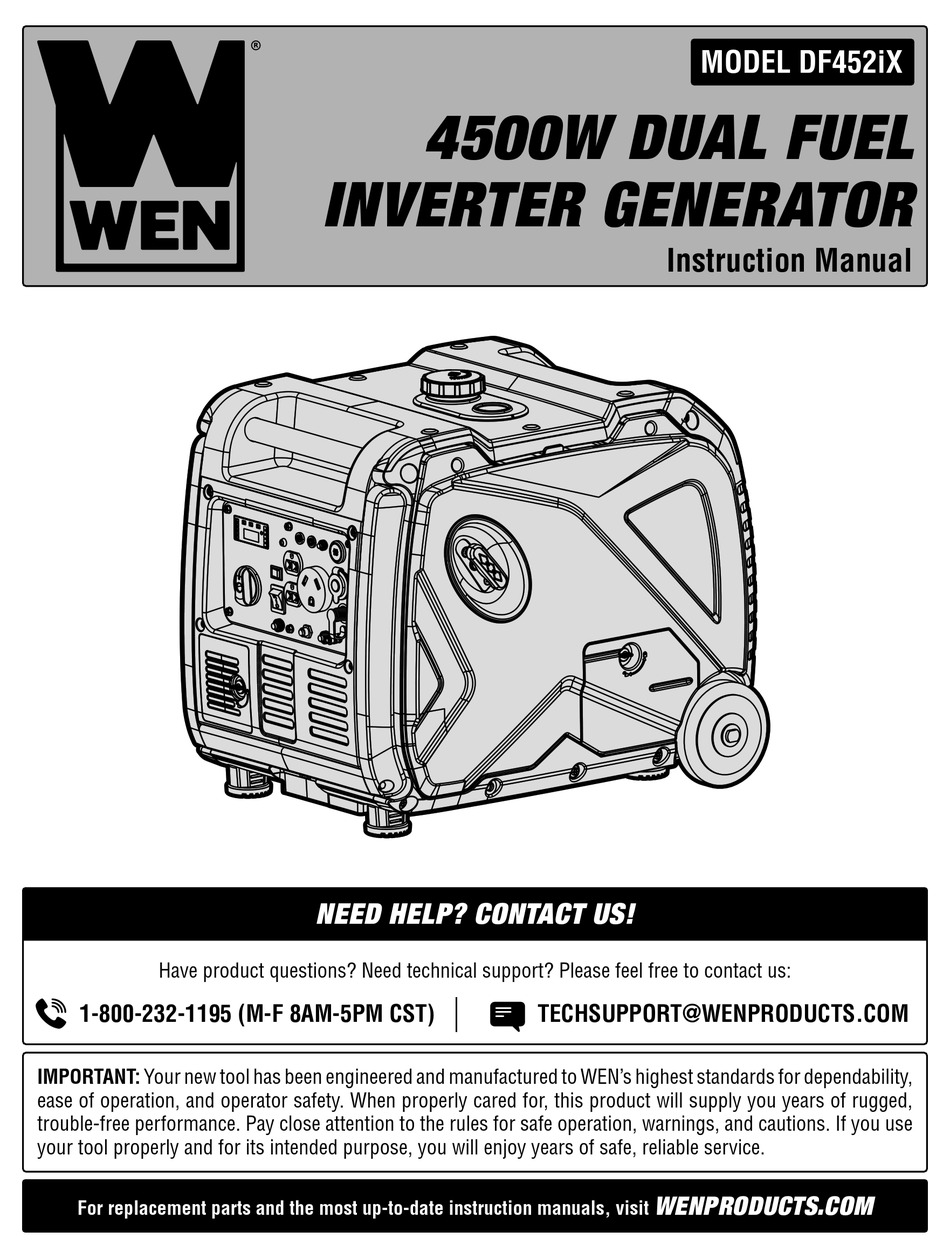 WEN DF452IX INSTRUCTION MANUAL Pdf Download ManualsLib