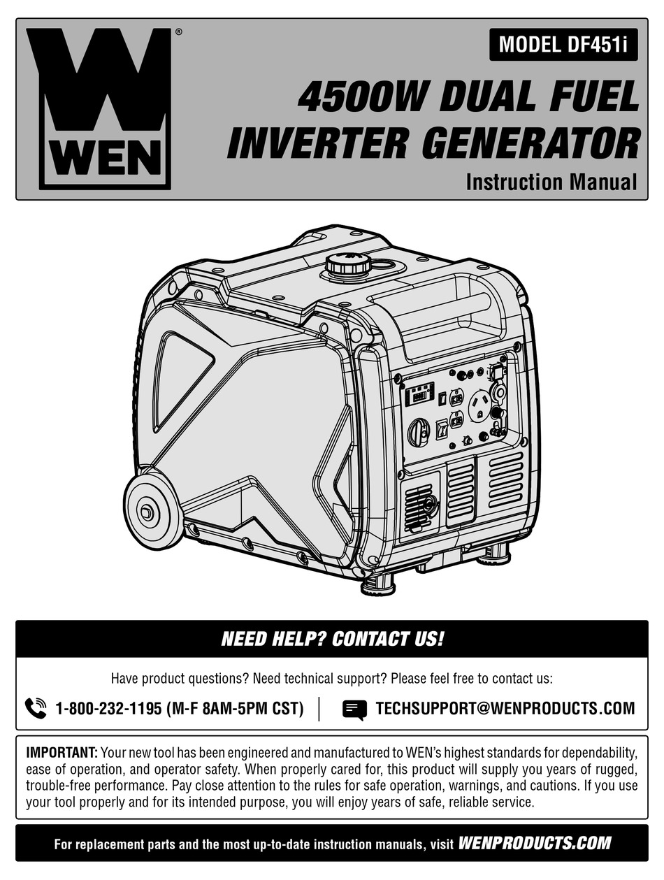 WEN DF451I INSTRUCTION MANUAL Pdf Download ManualsLib