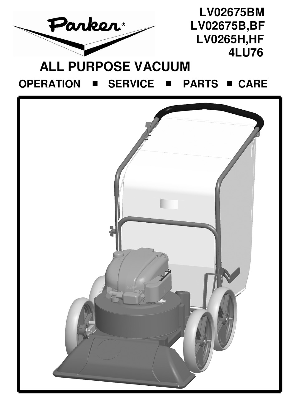 MINUTEMAN PARKER LV02675BM MANUAL Pdf Download ManualsLib