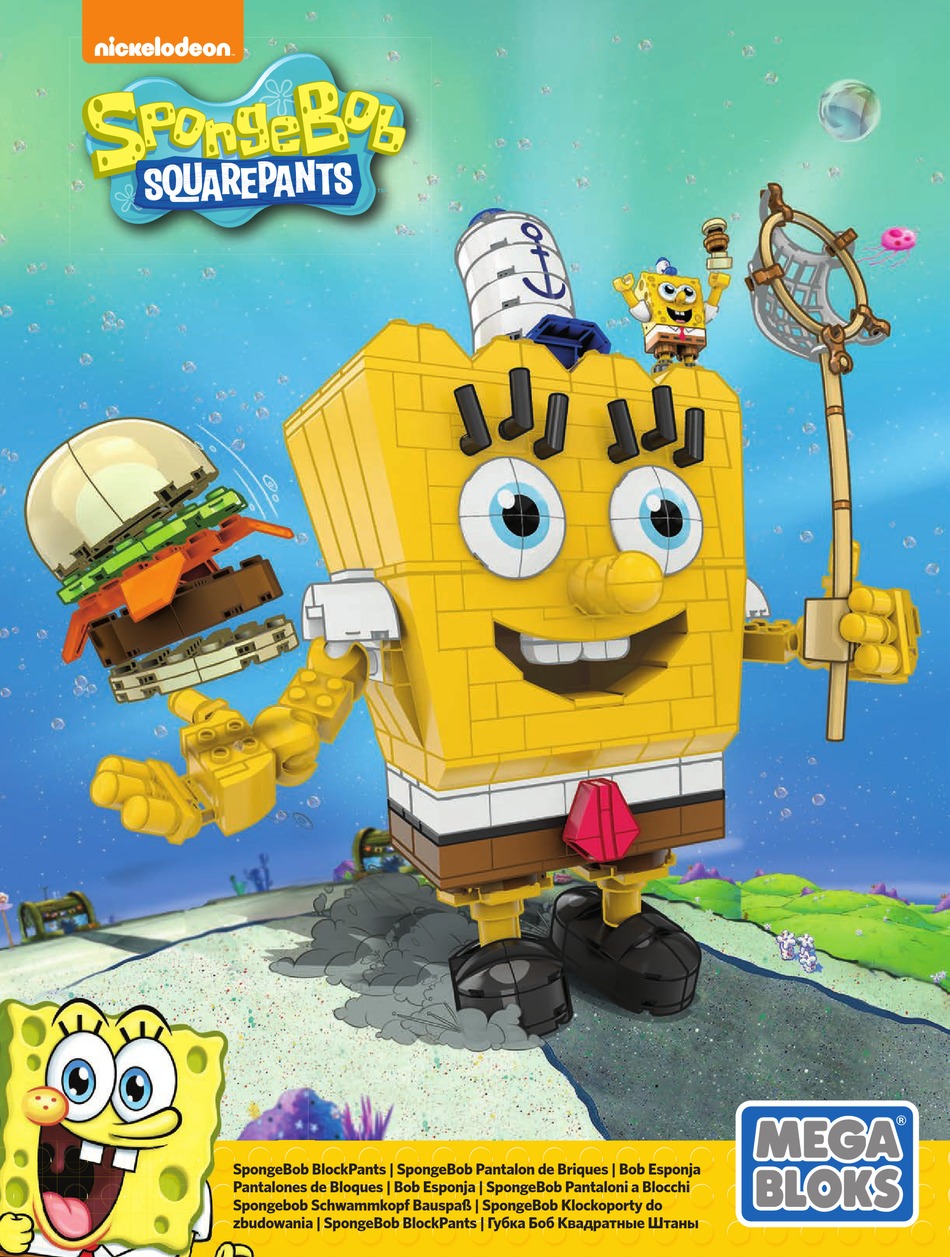 MEGA BLOKS NICKELODEON SPONGEBOB SQUAREPANTS MANUAL Pdf Download ...