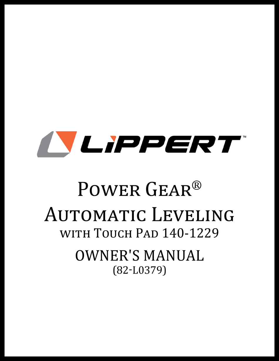 LIPPERT COMPONENTS POWER GEAR OWNER'S MANUAL Pdf Download ManualsLib