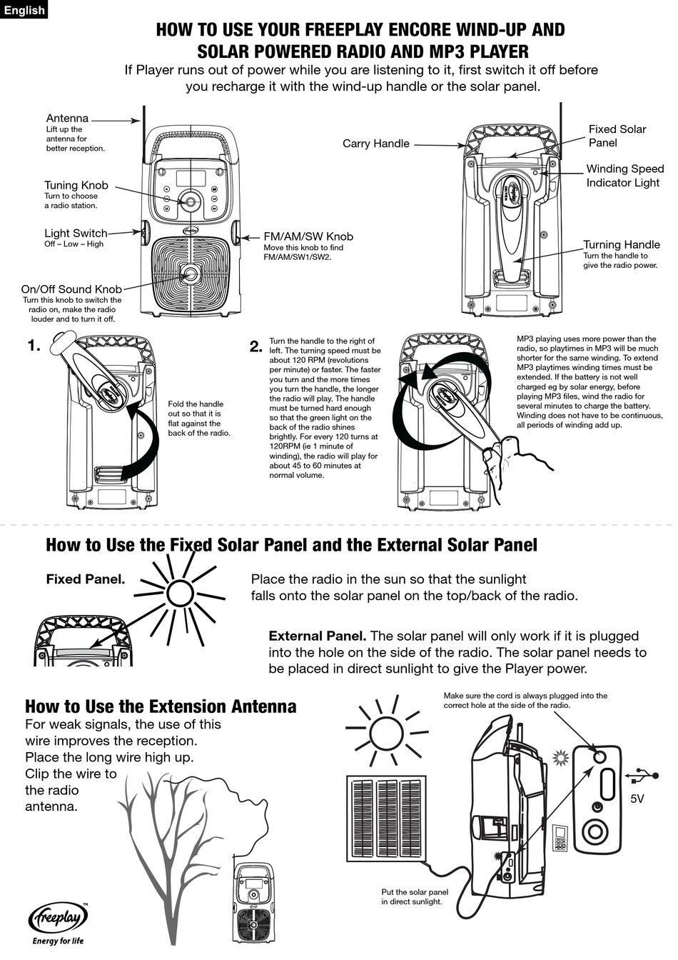 FREEPLAY ENCORE 703 INSTRUCTIONS Pdf Download ManualsLib