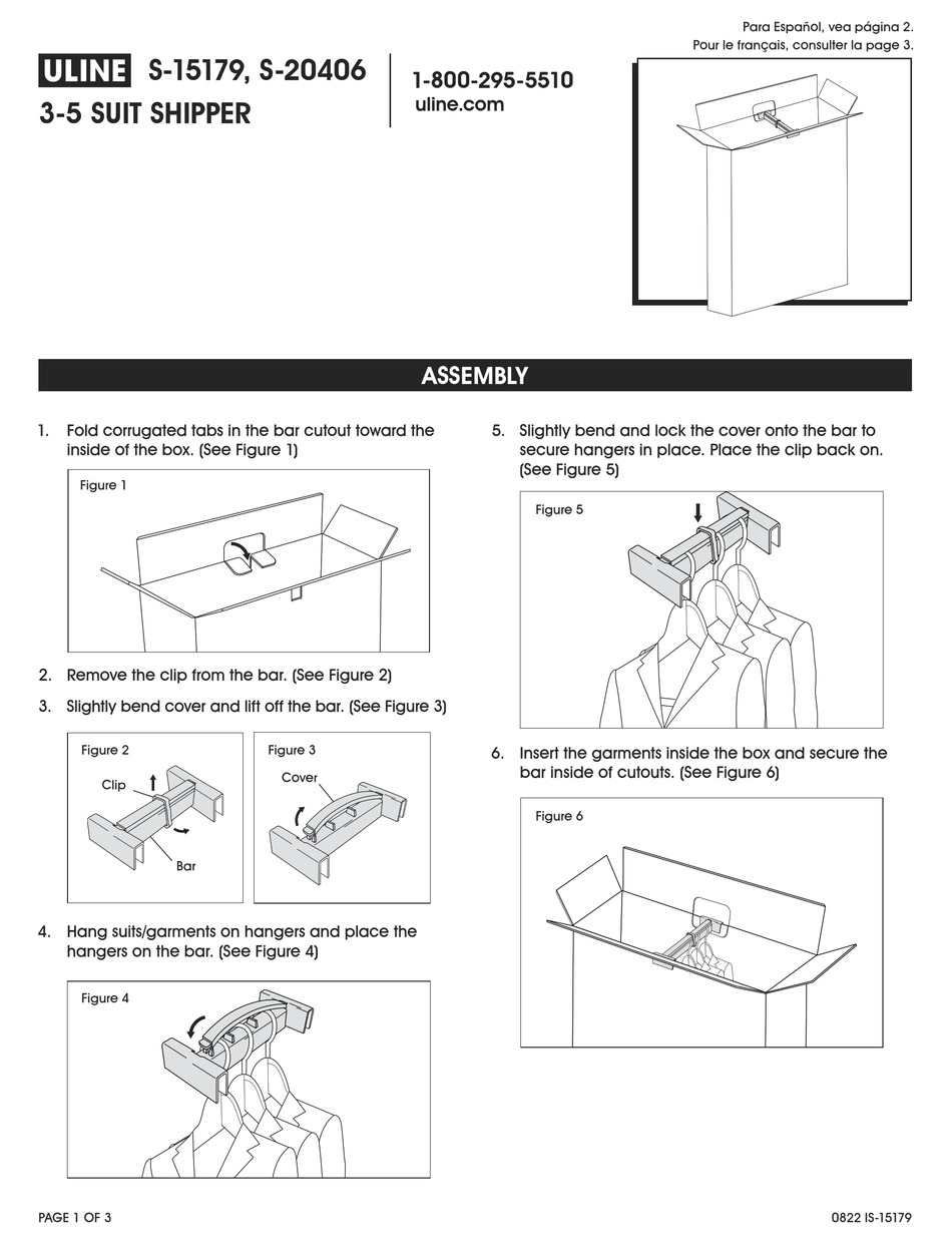 ULINE S15179 QUICK START MANUAL Pdf Download ManualsLib