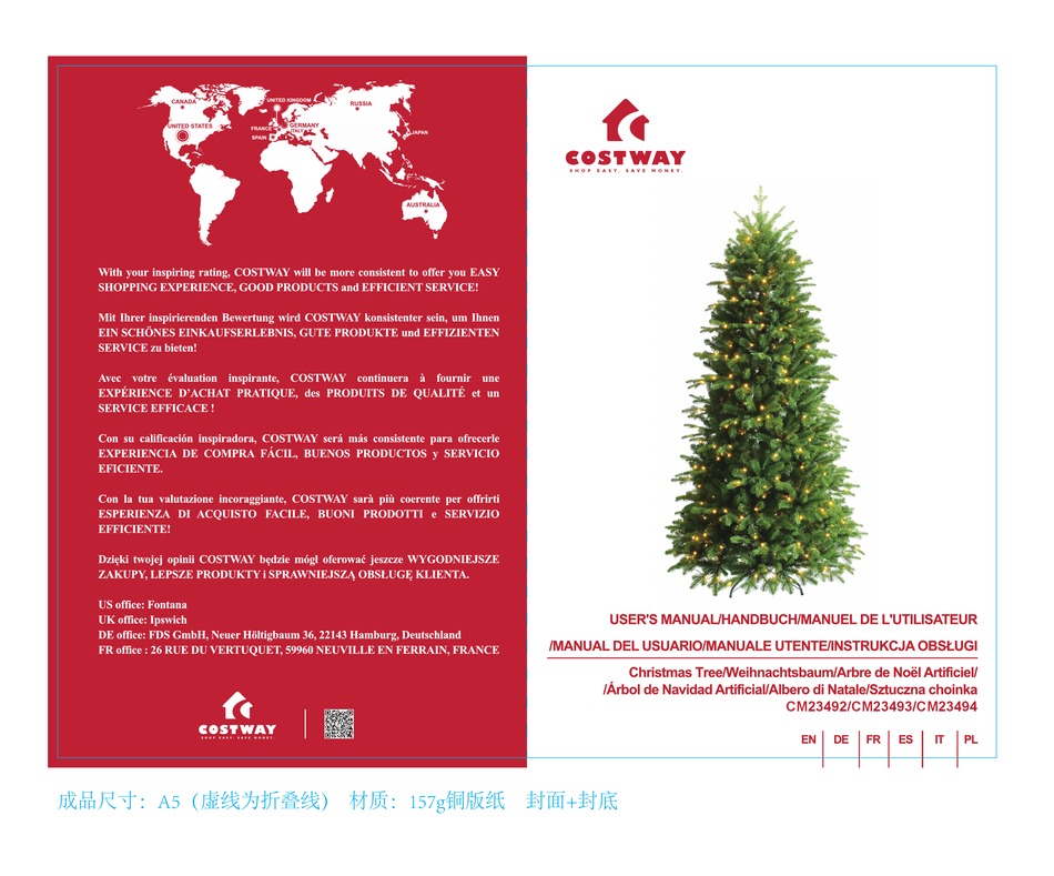 COSTWAY CM23492 USER MANUAL Pdf Download ManualsLib