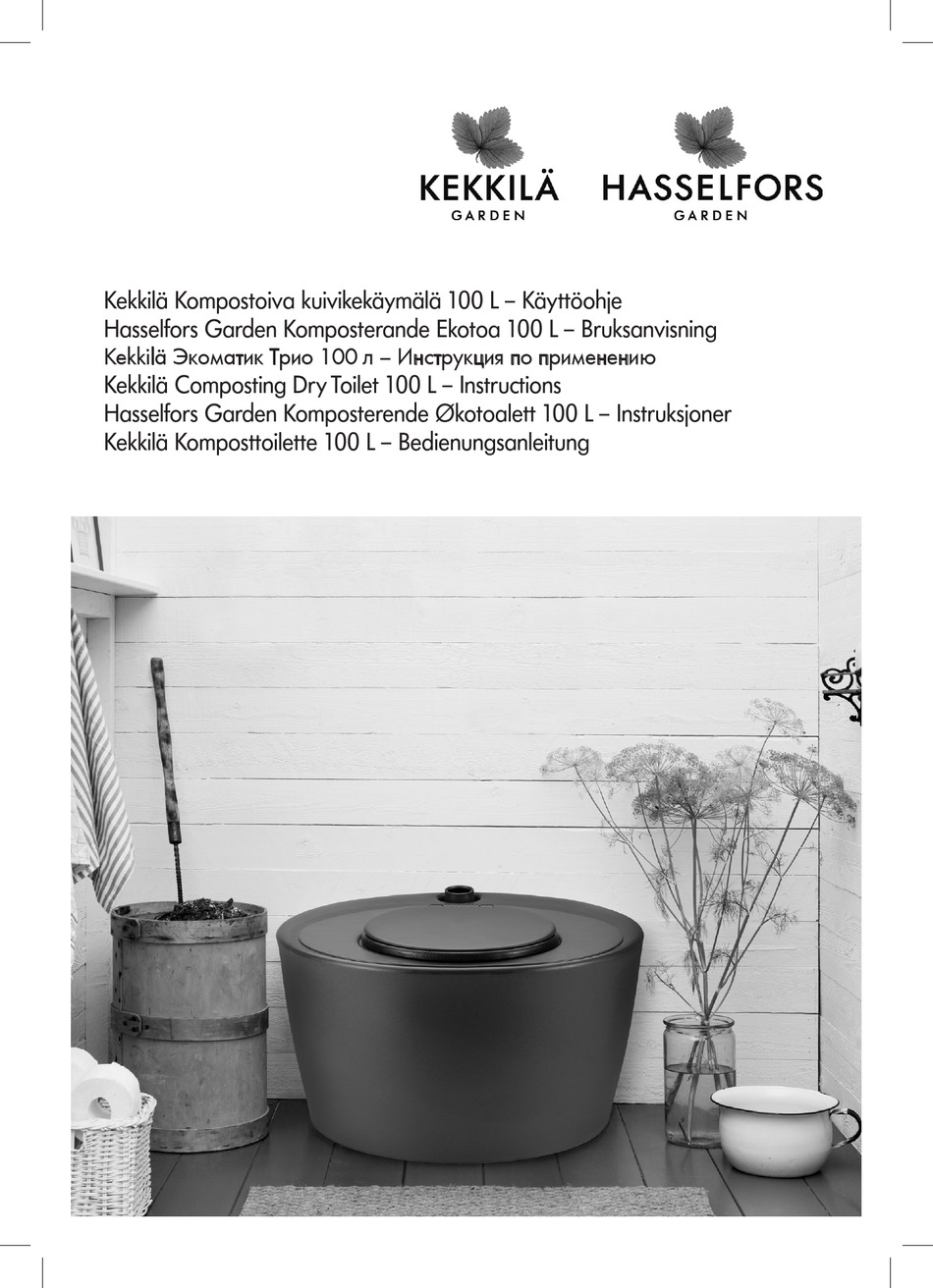KEKKILÄ HASSELFORS COMPOSTING DRY TOILET INSTRUCTIONS MANUAL Pdf