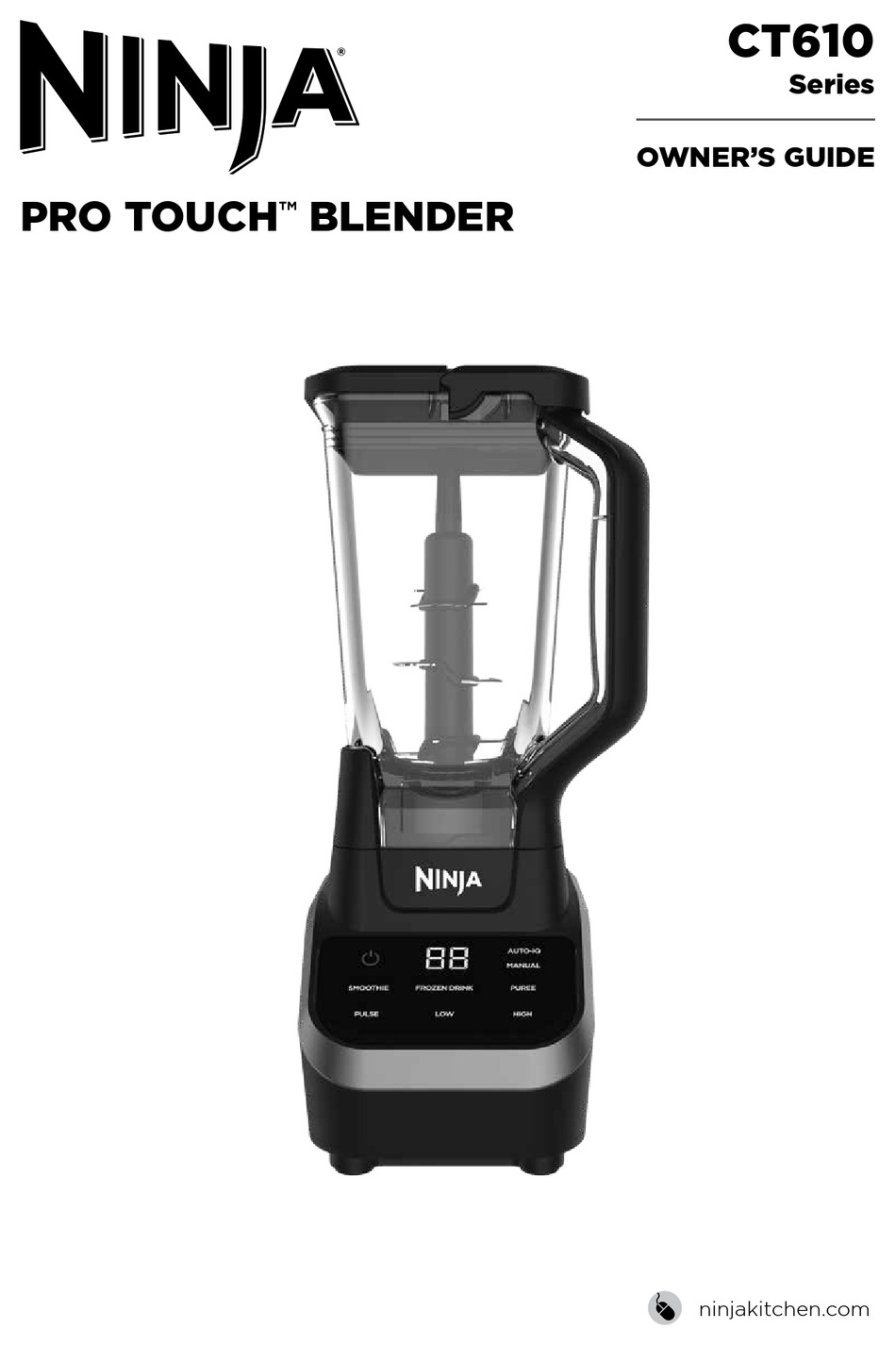NINJA PRO TOUCH CT610 SERIES OWNER'S MANUAL Pdf Download ManualsLib