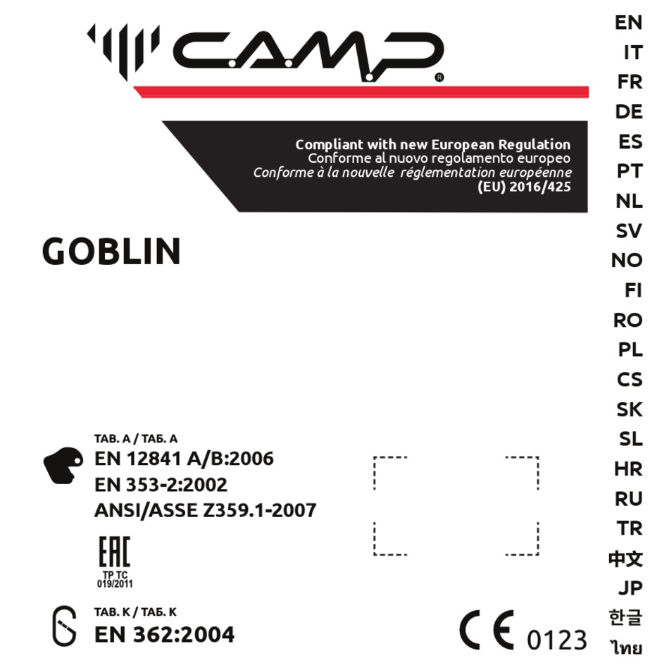 CAMP SAFETY GOBLIN MANUAL Pdf Download ManualsLib