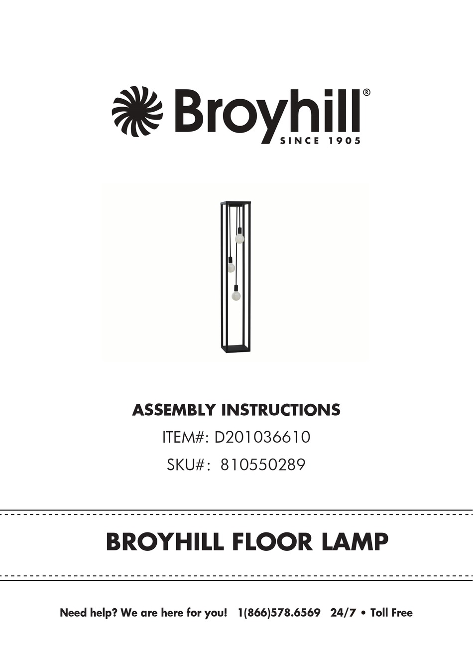 BROYHILL D201036610 ASSEMBLY INSTRUCTIONS MANUAL Pdf Download ManualsLib
