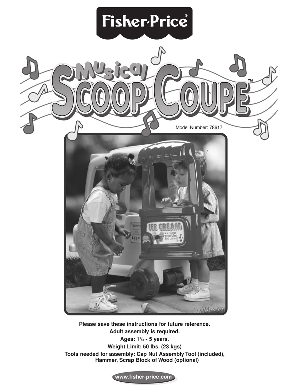FISHERPRICE MUSICAL SCOOP COUPE MANUAL Pdf Download ManualsLib