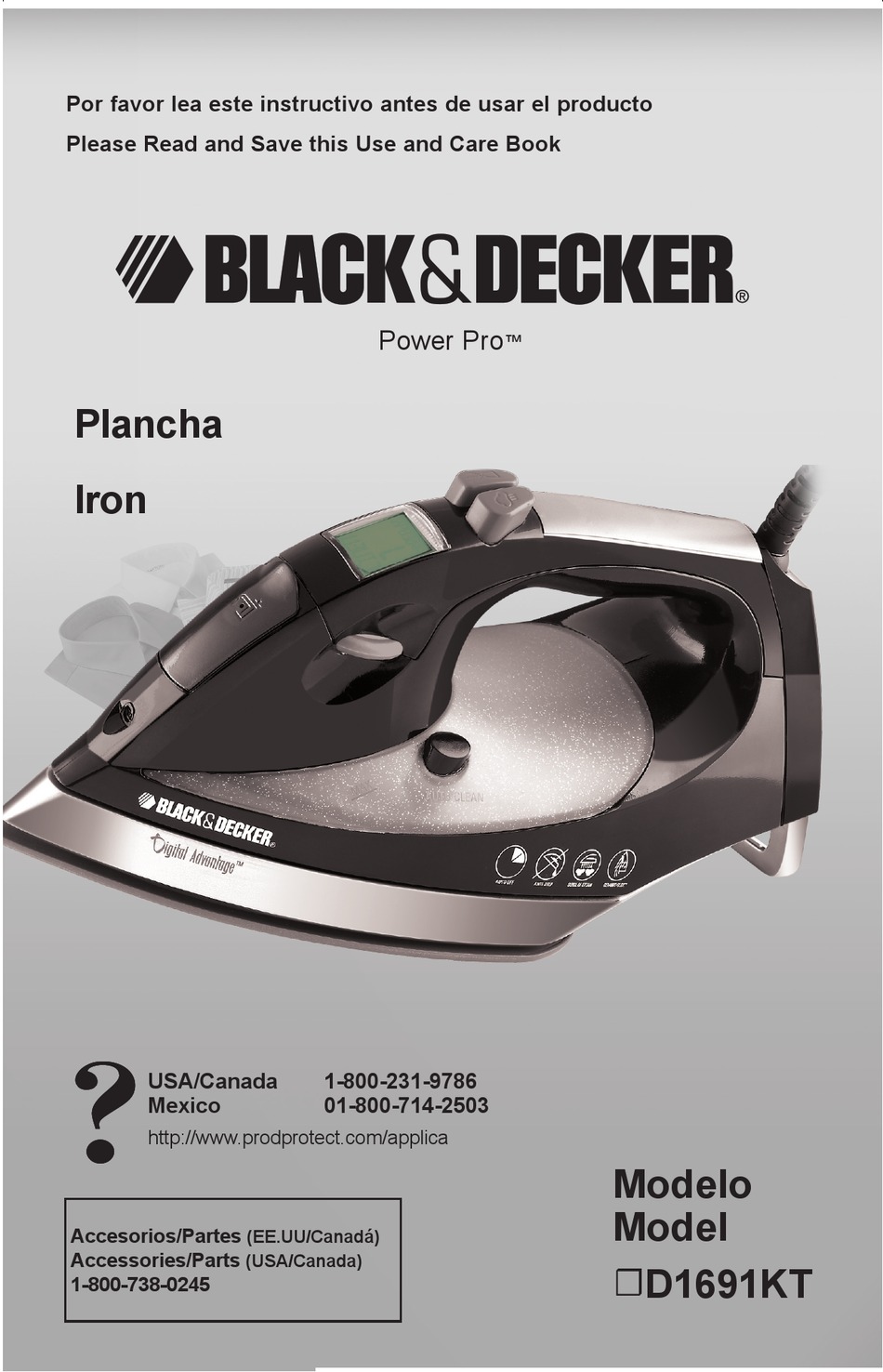BLACK+DECKER Digital Advantage Professional Steam Iron, D2530