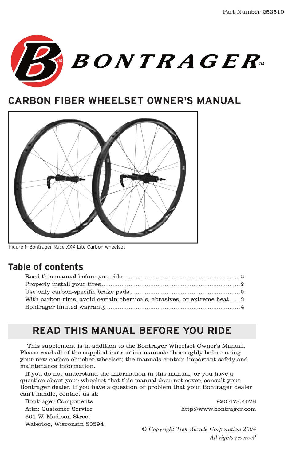 bontrager trip 1 wheel size