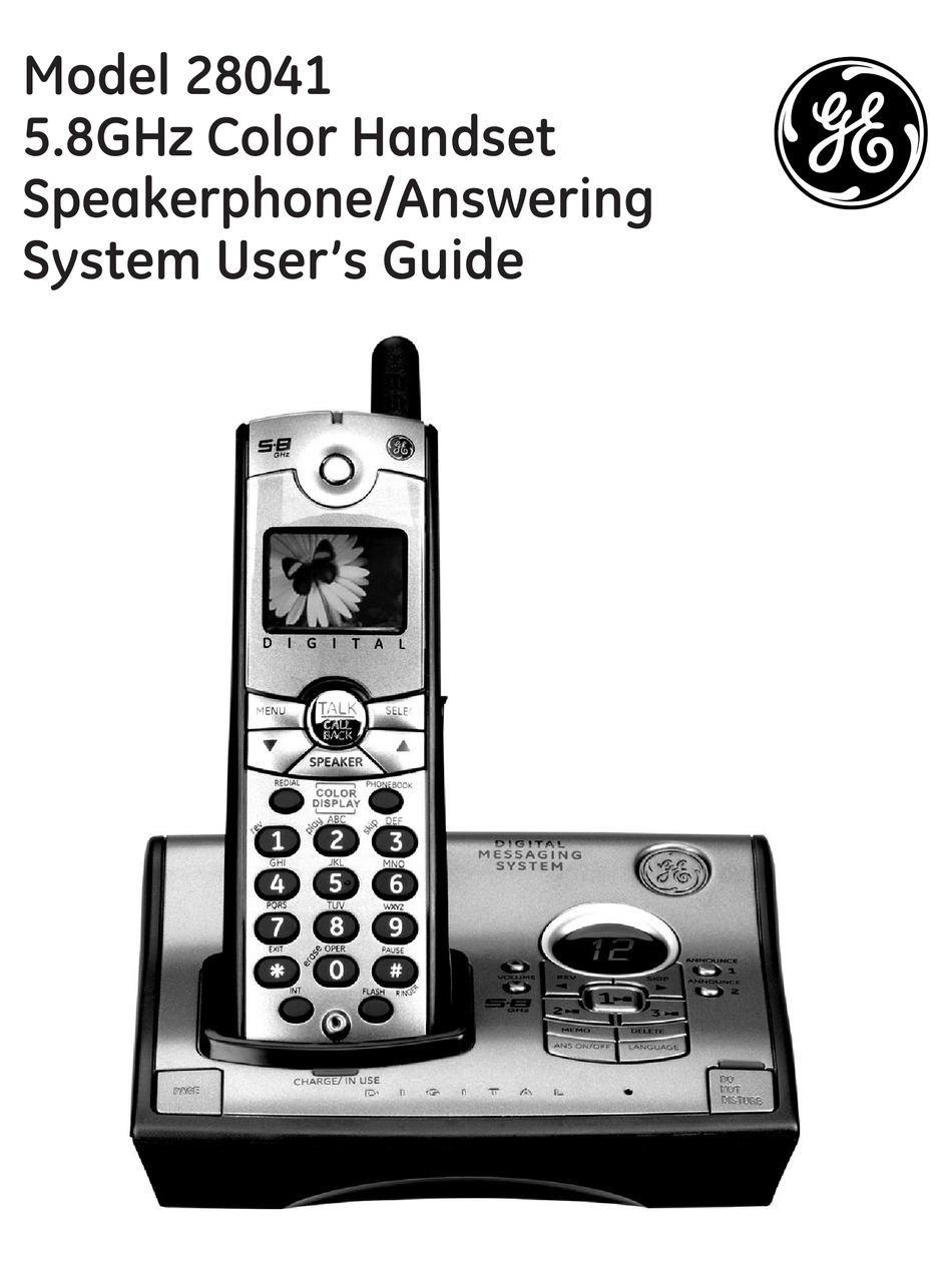 GE 28041EE1 TELEPHONE USER MANUAL ManualsLib