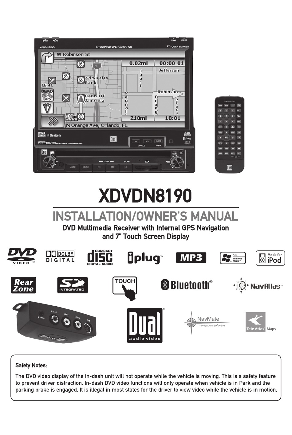 Dual Xdvdn8190 Plug Wiring Diagram