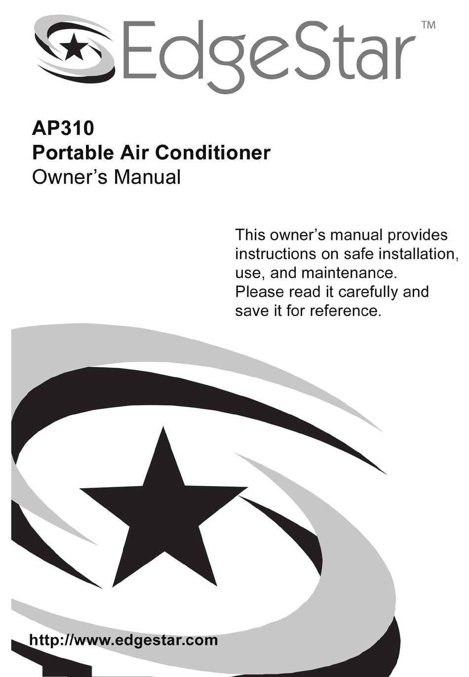 EDGESTAR AP310SS AIR CONDITIONER OWNER'S MANUAL ManualsLib