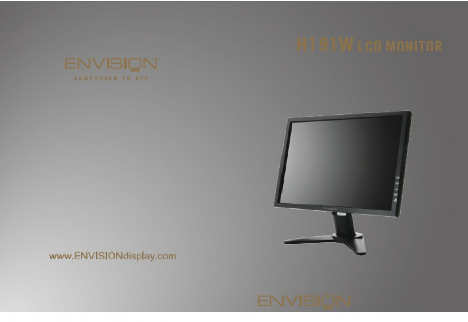 envision h170l manual