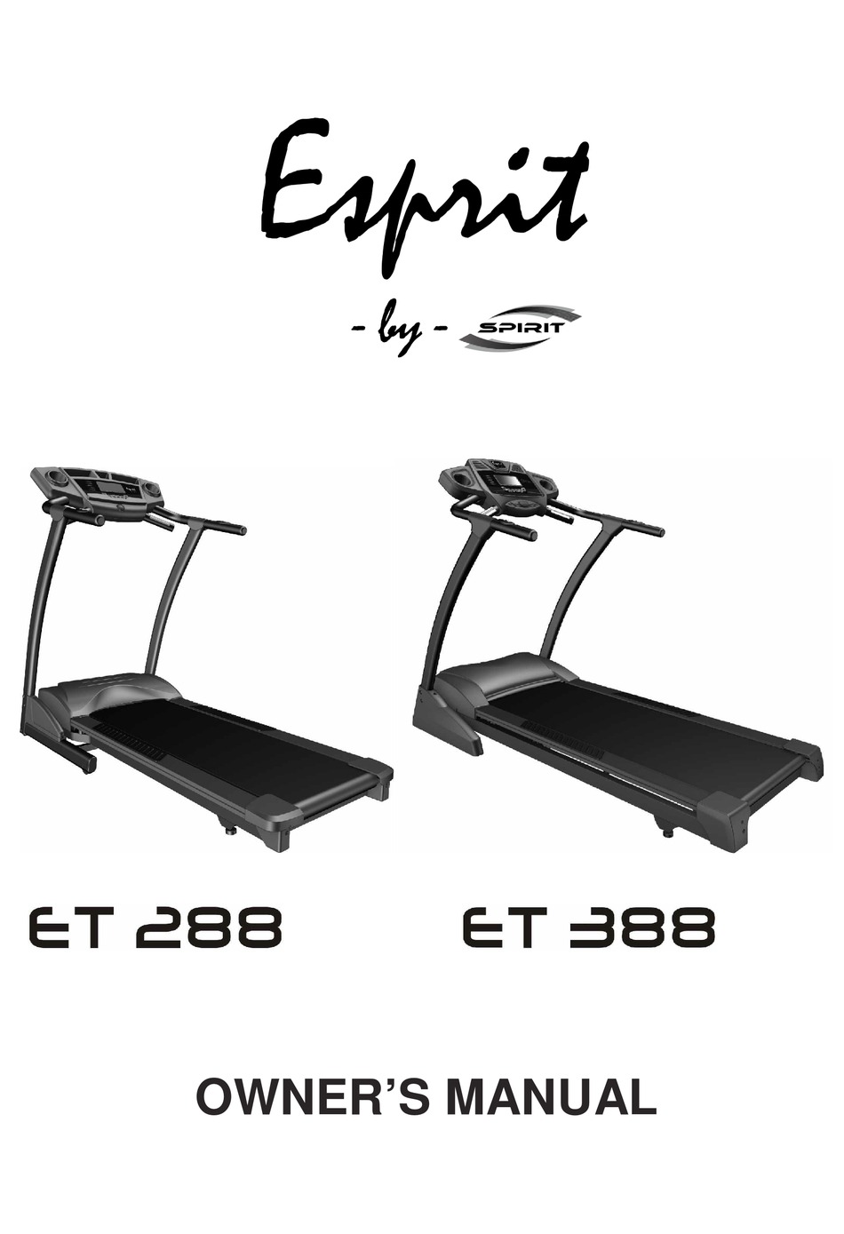 Esprit by spirit treadmill sale