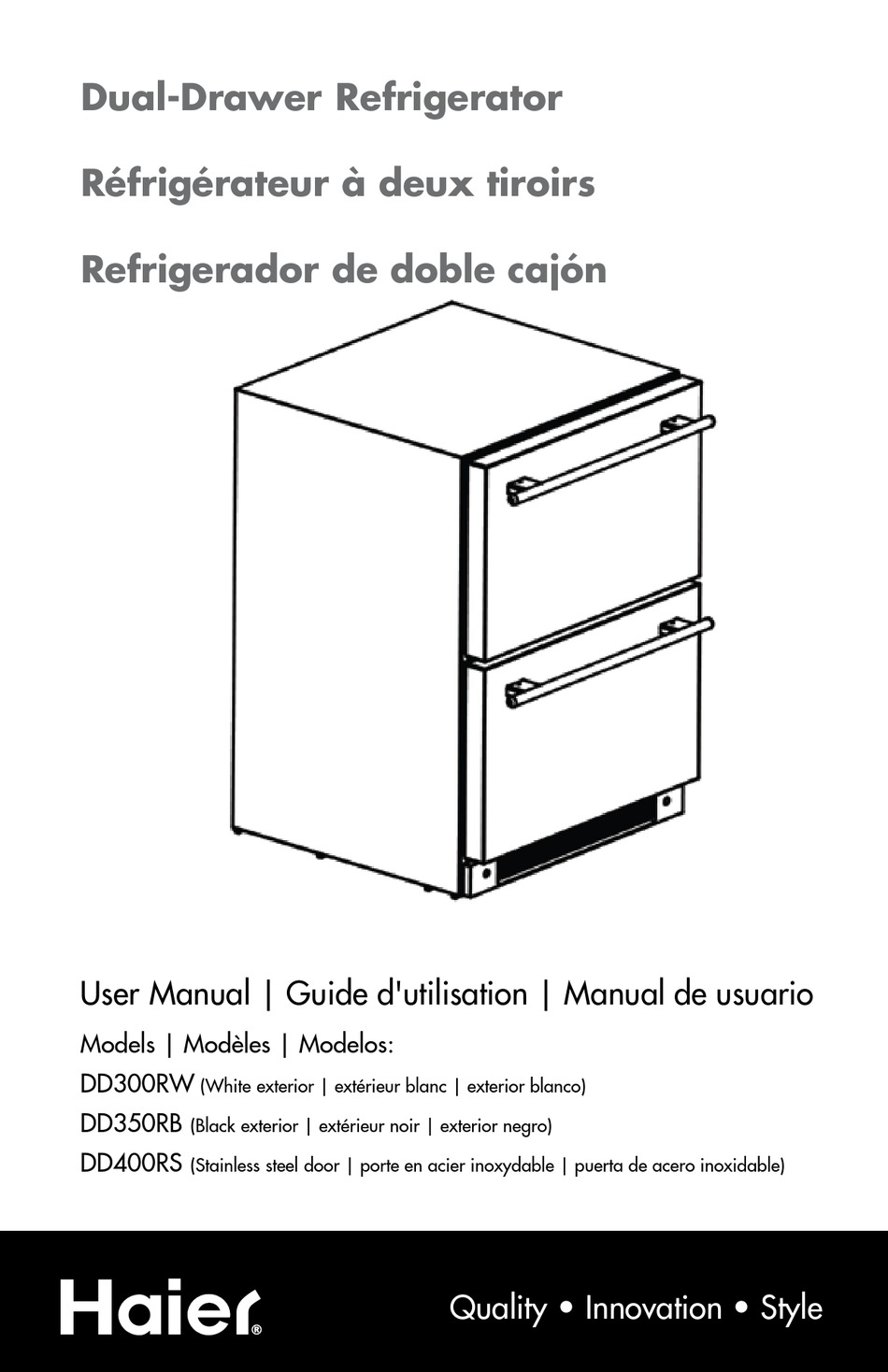 HAIER DD400RS REFRIGERATOR USER MANUAL ManualsLib
