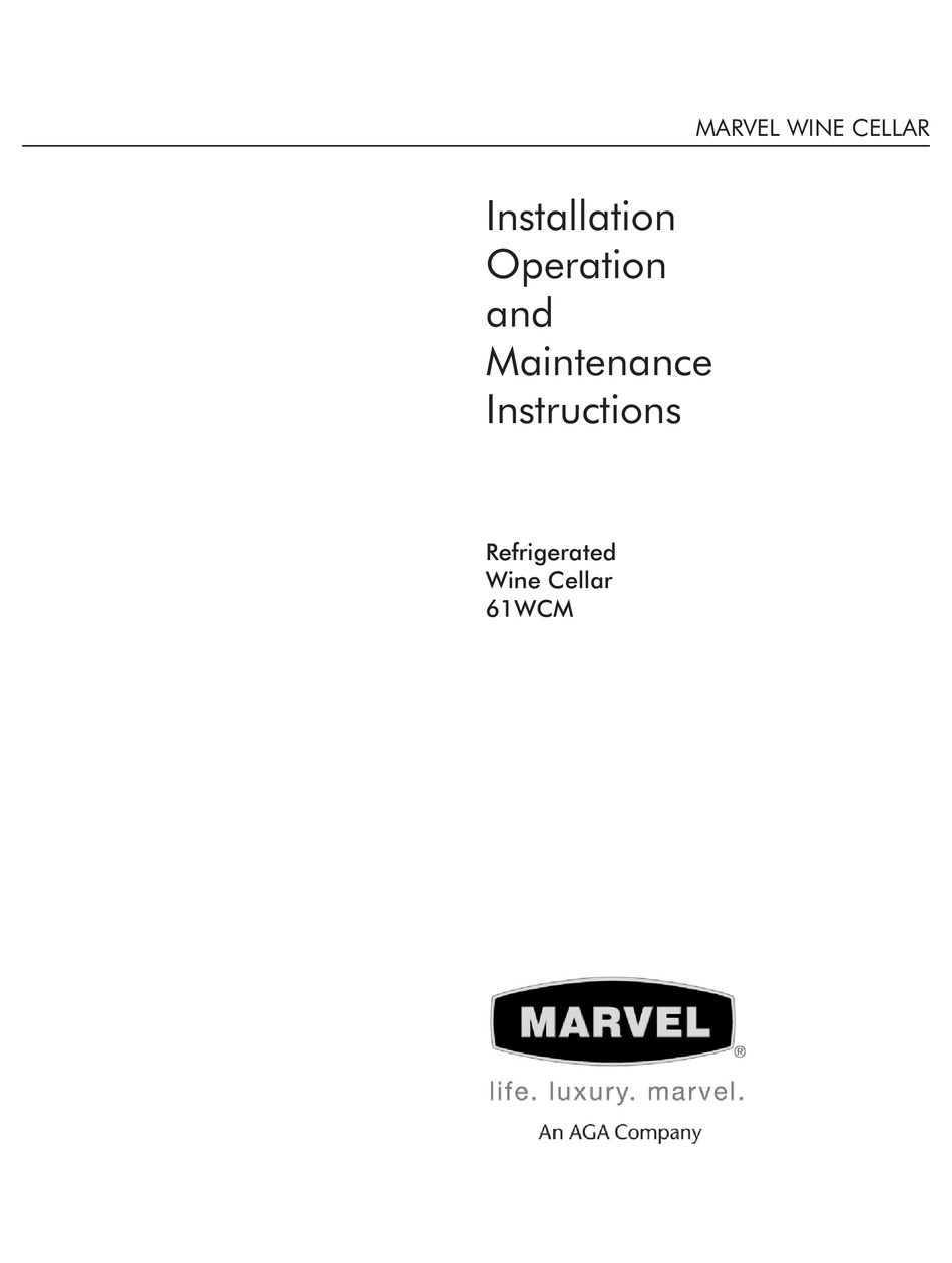 Marvel 61wcm Installation Operating And Maintenance Instructions Pdf Download Manualslib Marvel 61wcm Installation Operating And Maintenance Instructions Pdf Download Manualslib