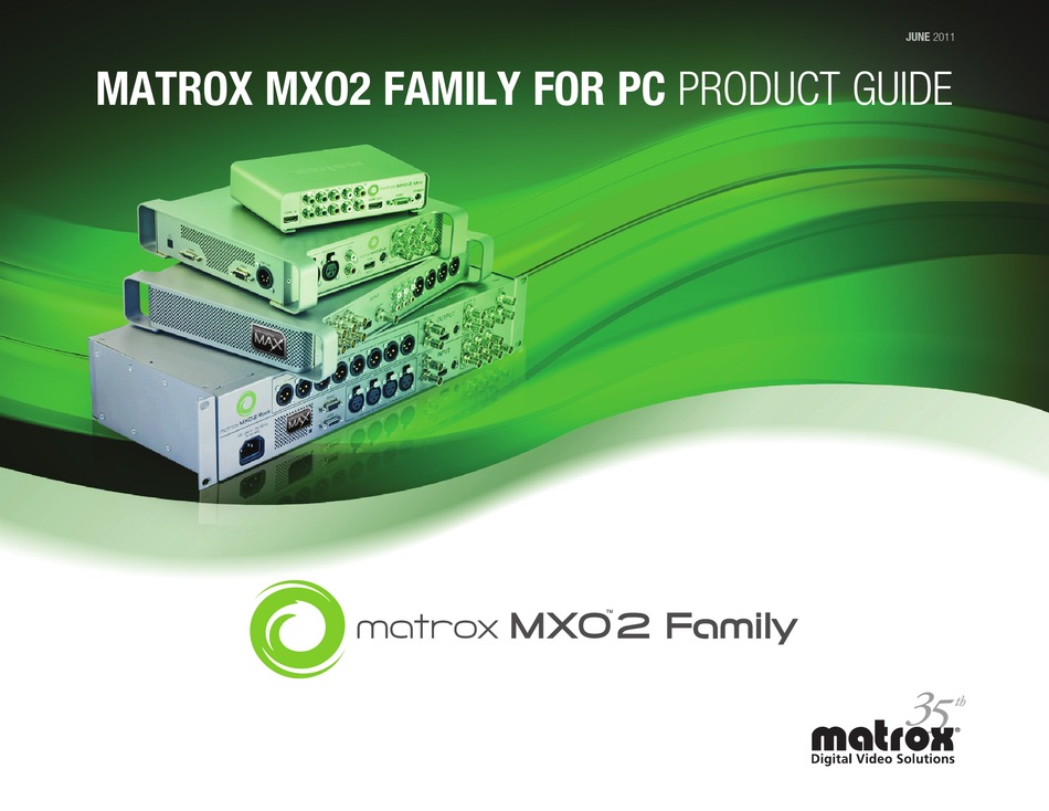 matrox mx02 external video io for pc/mac