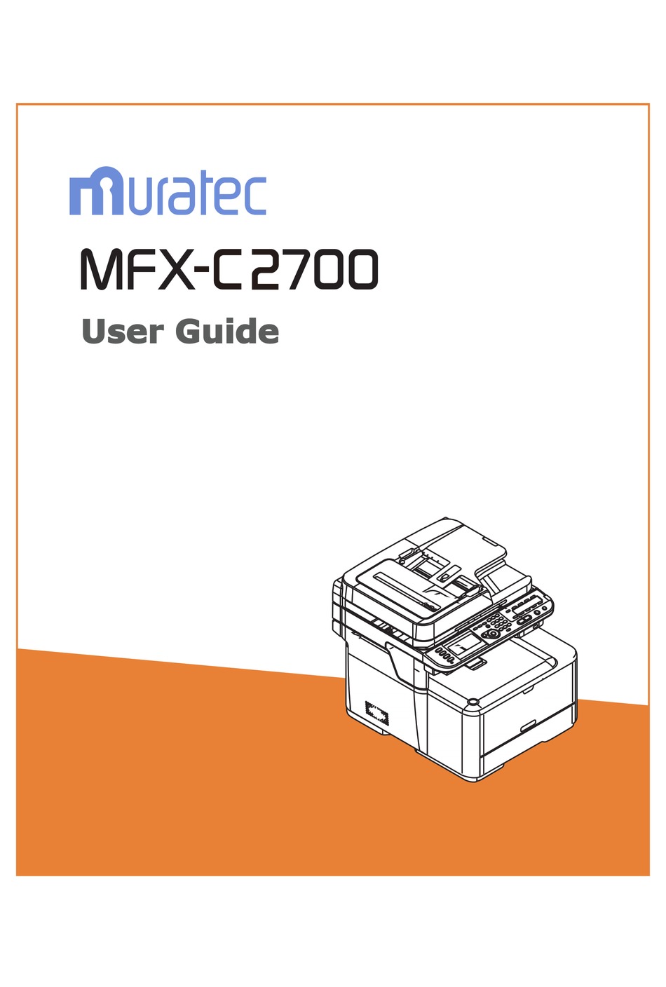 muratec mfx-c2700 drivers for mac os high sierra