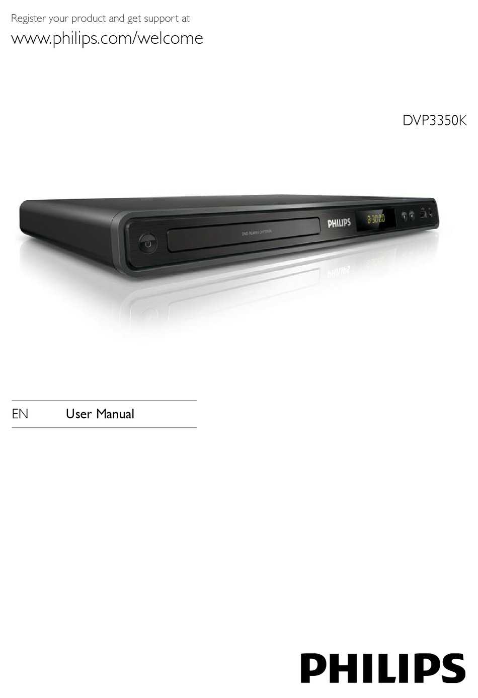 PHILIPS DVP3350K/55 DVD PLAYER USER MANUAL ManualsLib