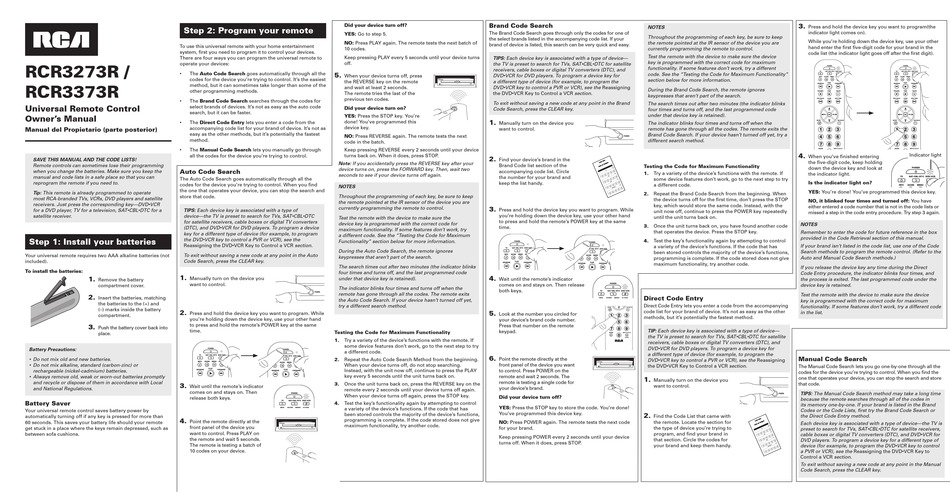 Rca Rcr3273r Owner S Manual Pdf Download Manualslib