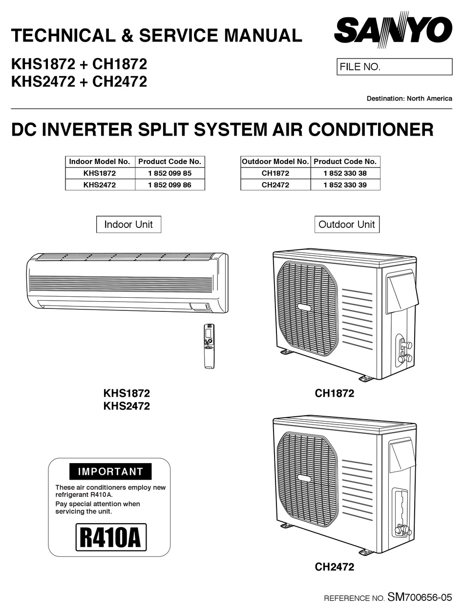 Sanyo Ch1872 Technical Service Manual Pdf Download Manualslib