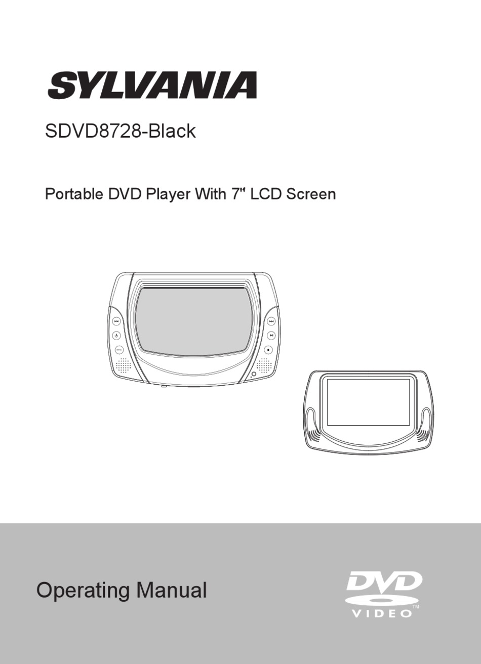 SYLVANIA SDVD8728-BLACK OPERATING MANUAL Pdf Download | ManualsLib