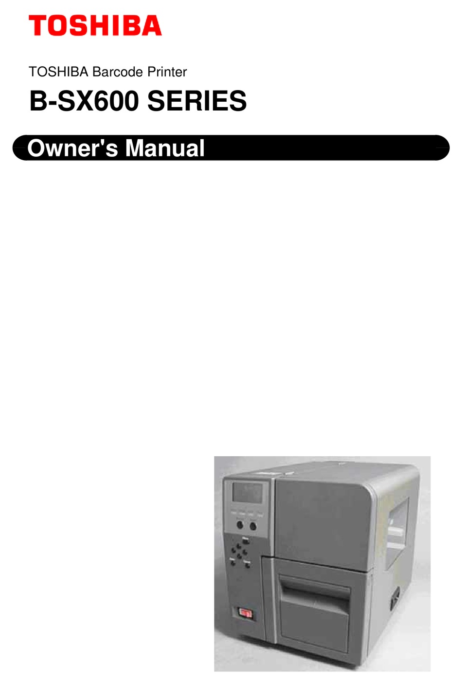 Toshiba B Sx600 Series Owner S Manual Pdf Download Manualslib