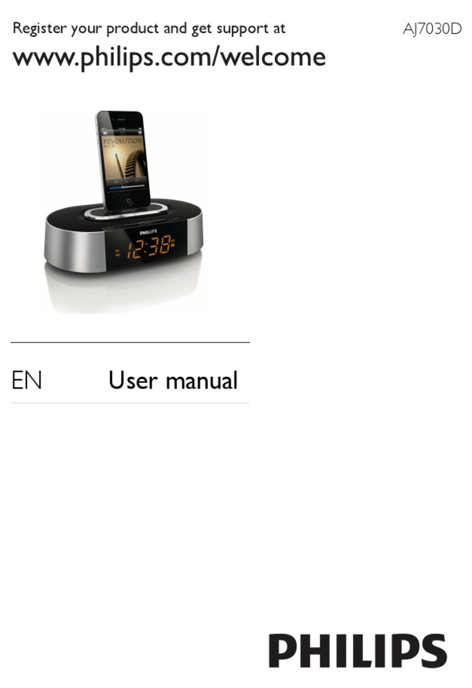 PHILIPS AJ7030D/98 CLOCK RADIO USER MANUAL ManualsLib