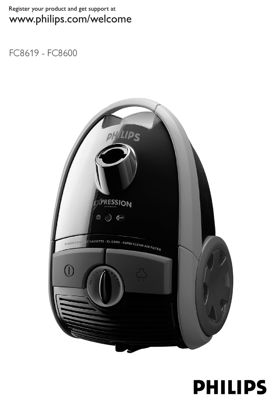 PHILIPS FC8619/01 VACUUM CLEANER MANUAL ManualsLib